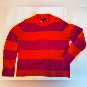 Large hot pink/orange Banana Republic sweater.